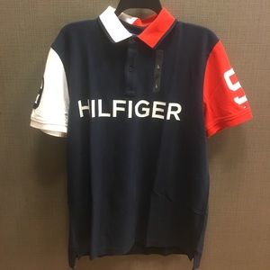 Tommy Hilfiger collard shirt Sz Large